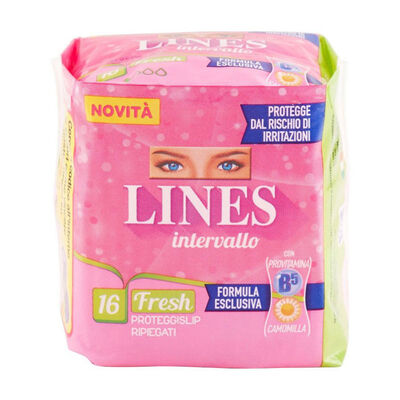 Lines Intervallo Fresh Ripiegato 16 Proteggislip