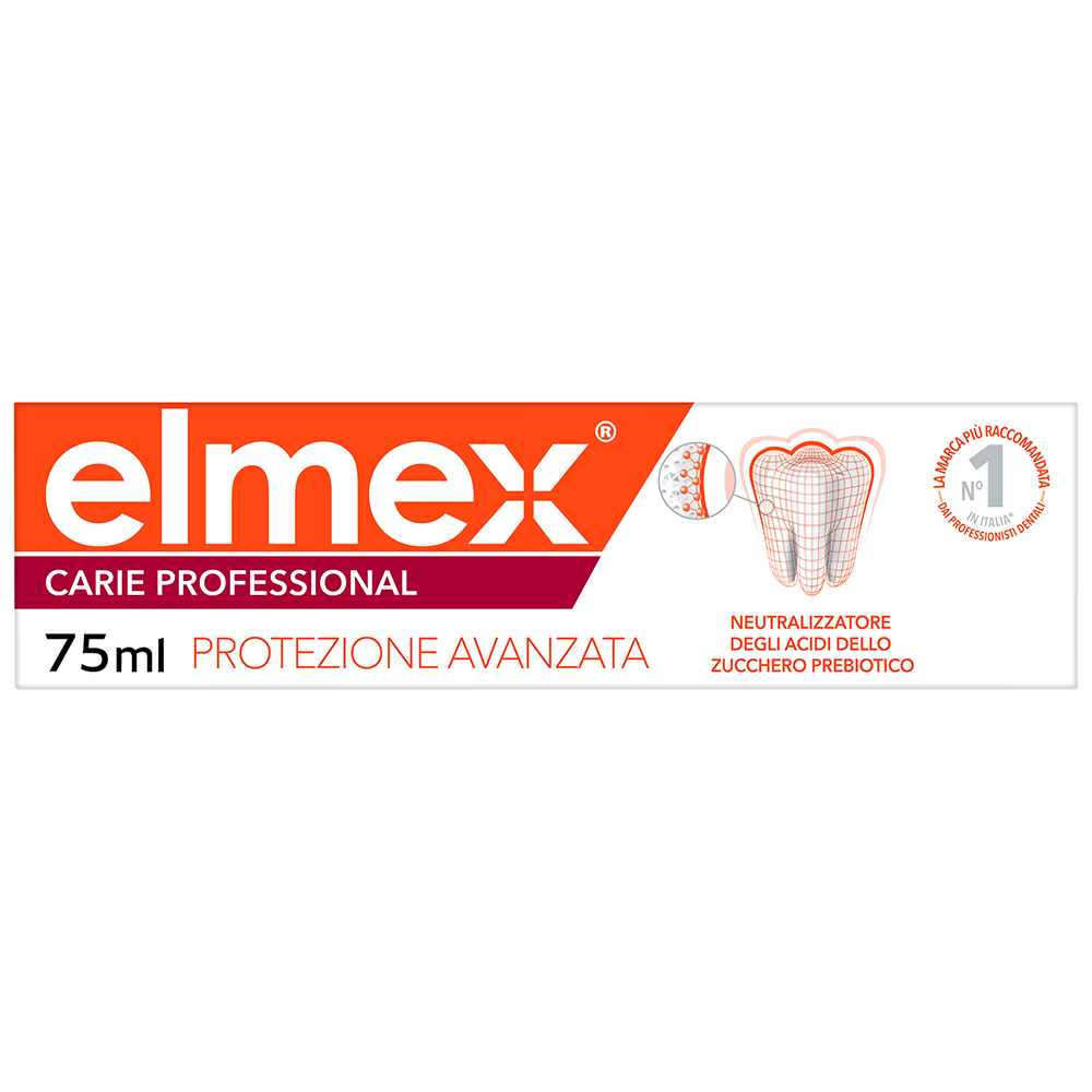 Elmex Dentifricio Carie Professional Protezione Avanzata 75 ml, , large