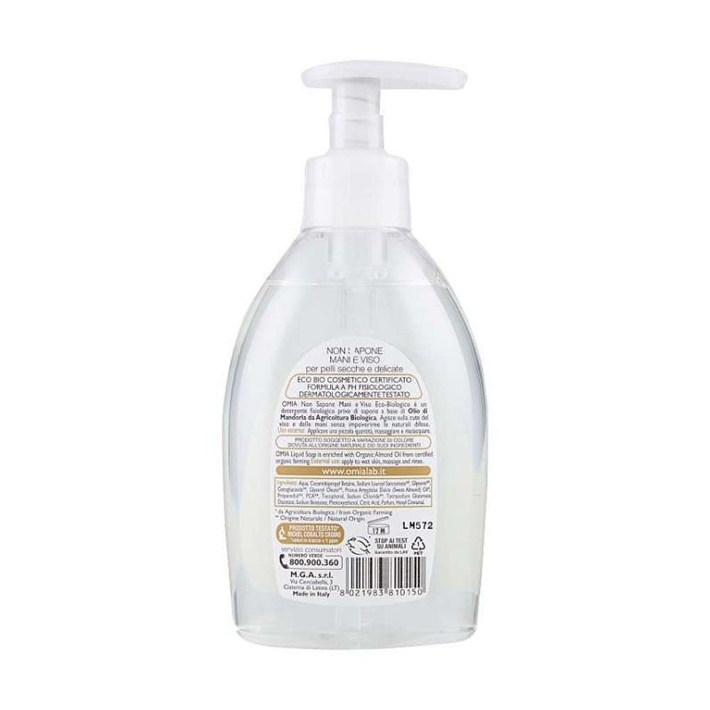 Omia Ecobiologico Mandorla Sapone 300ml, , large