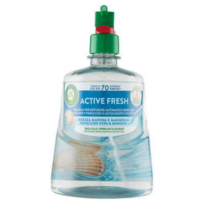 Air Wick Active Fresh Ricarica per Diffusore Automatico Brezza Marina 228ml