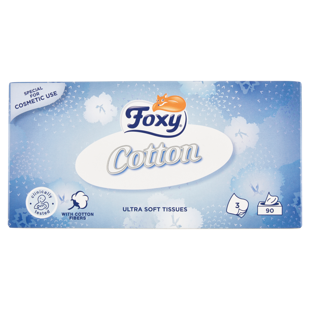 Foxy Cotton Veline 3 veli con fibre di cotone 90 pezzi, , large