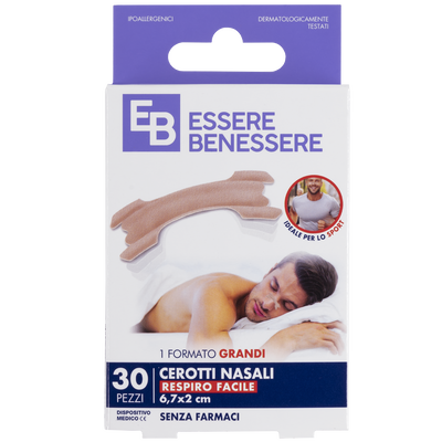 Essere Benessere Cerotti Nasali Grandi 30pz