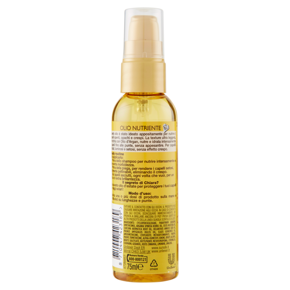 Sunsilk Scintille di luce Olio Nutriente 75 ml, , large