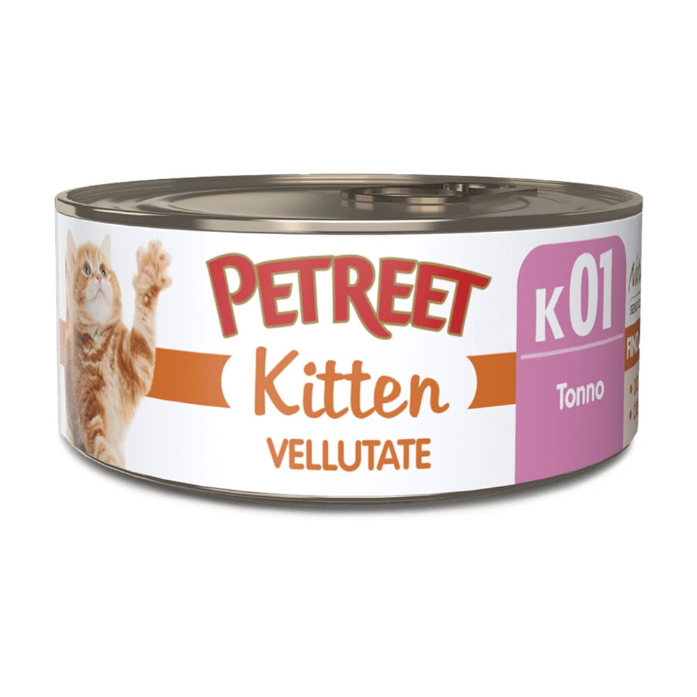 Petreet Natura Vellutate Kitten Tonno 60 g, , large
