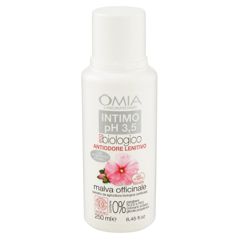 Omia Ecobiologico Malva Intimo pH 3.5 250ml, , large