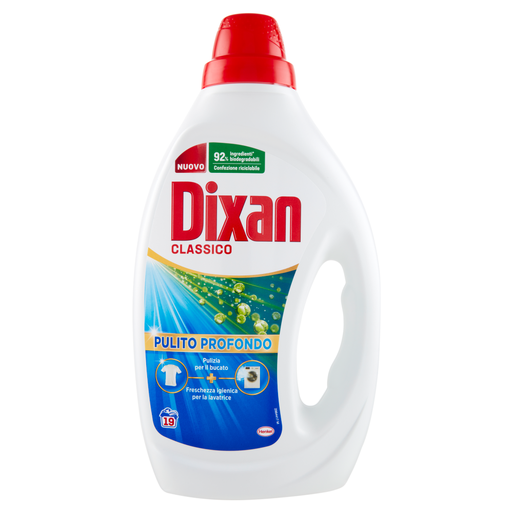 Dixan Detersivo Liquido Classico 19 Lavaggi, , large