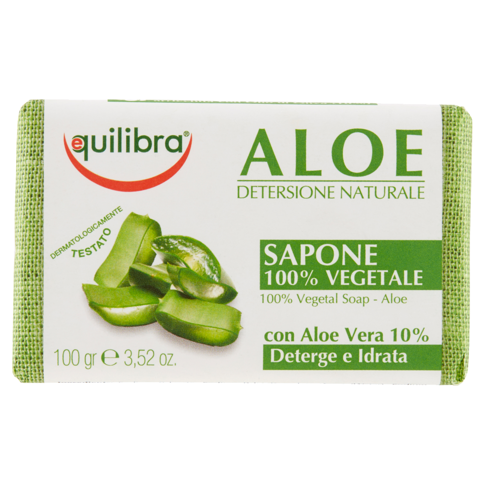 Equilibra Sapone Naturale Aloe 100g - -