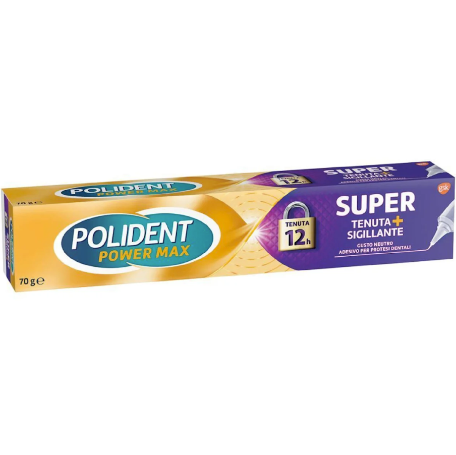 Polident Super Tenuta + Comfort Adesivo per Protesi Dentale Tenuta Giornaliera 70 g - -