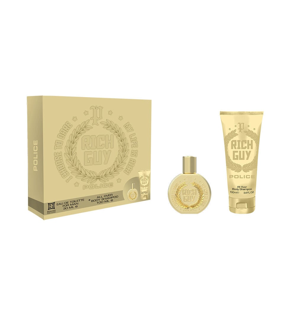 Police Uomo Rich Guy For Man - Eau De Toilette 30 Ml + Shower Gel 100 Ml - Immagine 5