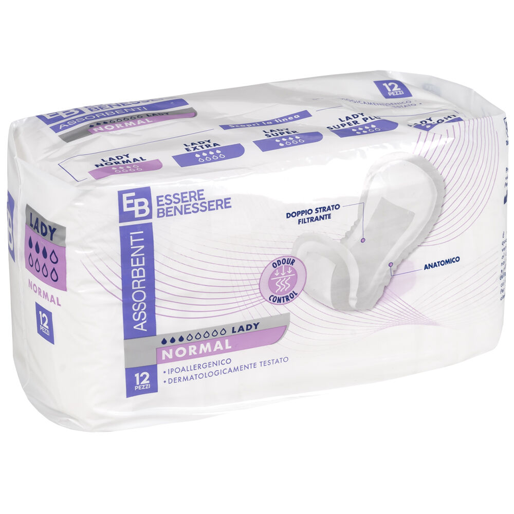 Essere Benessere Lady Assorbenti Normal 12 Pezzi, , large