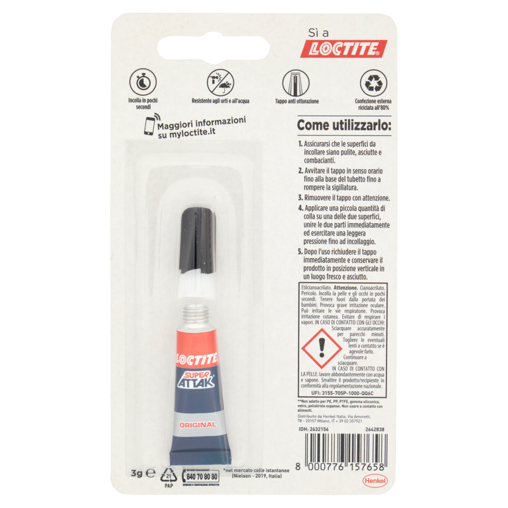 Attak Loctite Original Plus 3g, , large