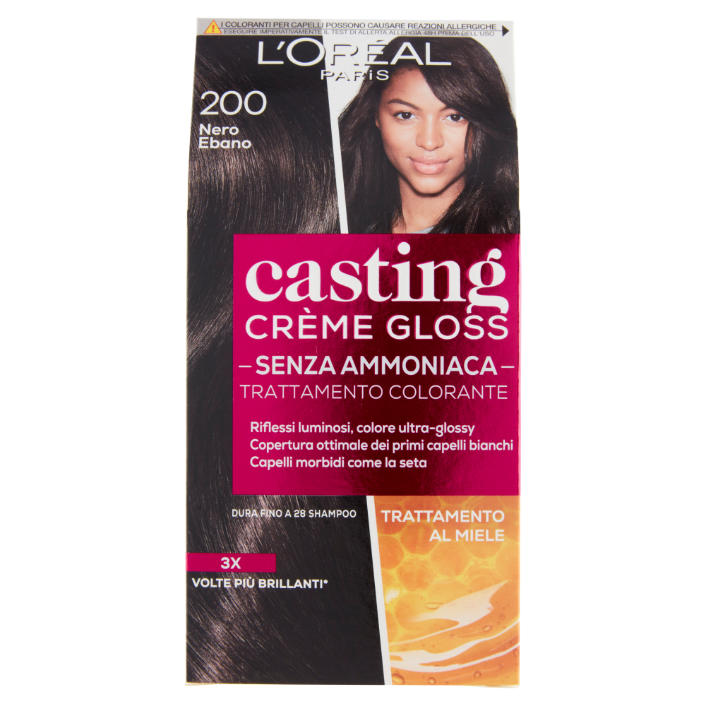 L'Oréal Paris Casting Crème Gloss Colorazione Permanente Nero Ebano N.200 - -