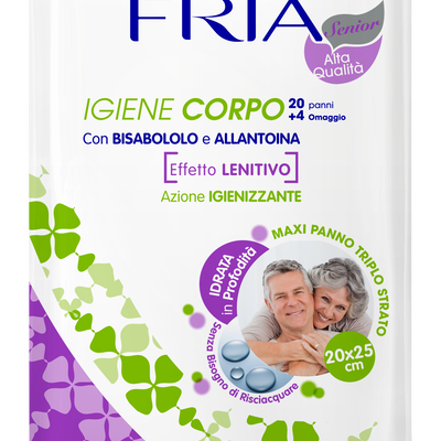 Fria Senior Salviette Corpo 24 Pezzi