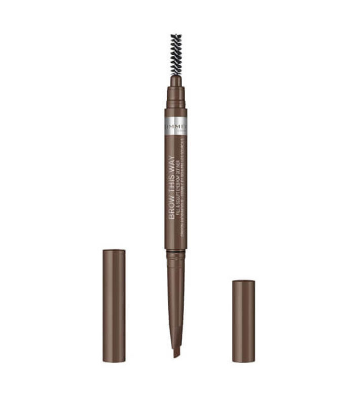 Rimmel London Brow This Way Matita Sopracciglia 002 Medium Brown - -