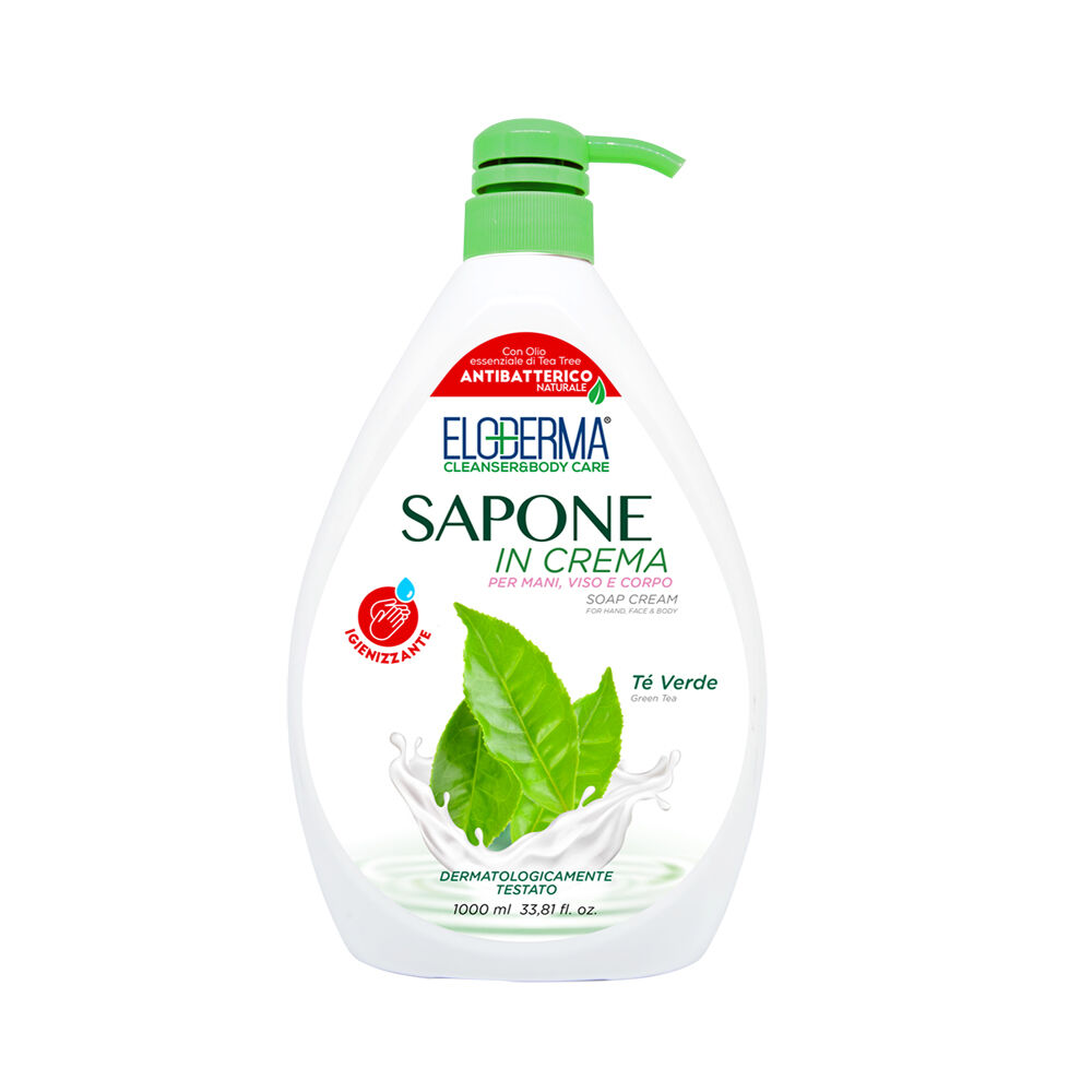 Eloderma Té Verde Sapone Liquido 1000 ml, , large