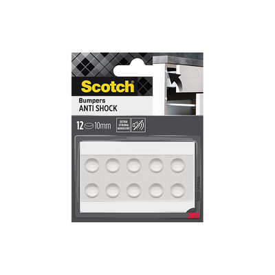 Scotch Paracolpi Tondi 10mm 12 Pezzi	