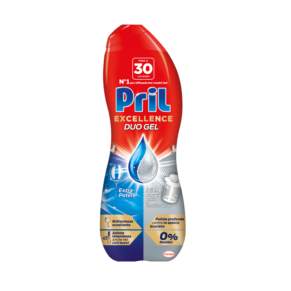 Pril Excellence Duo Gel Igiene 30 Lavaggi - - - Immagine 1