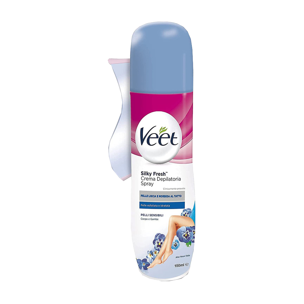 Veet Crema Depilatoria Spray Pelli Sensibili 150 ml - -