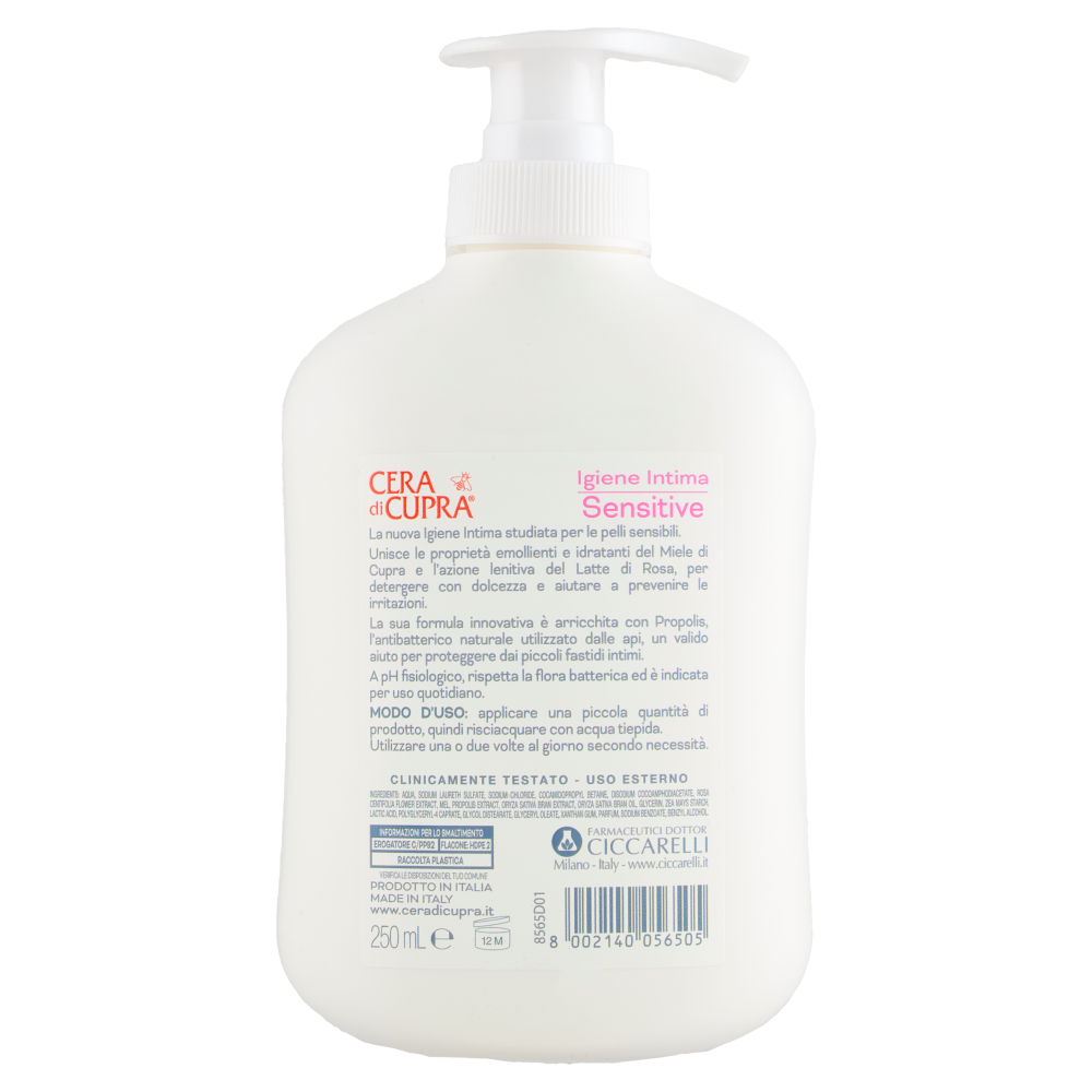 Cera di Cupra Igiene Intima Sensitive 250 ml, , large