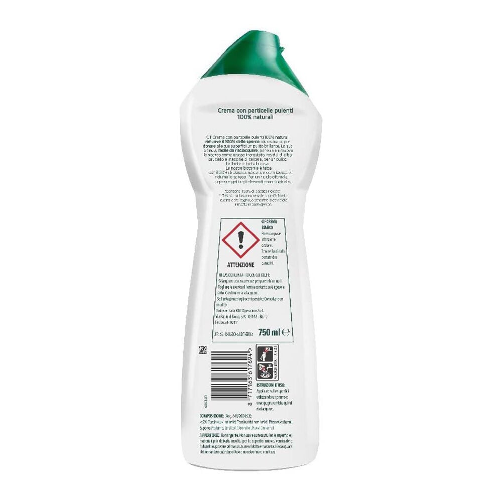 Cif Crema Con Particelle 100% Naturali 750 ml, , large
