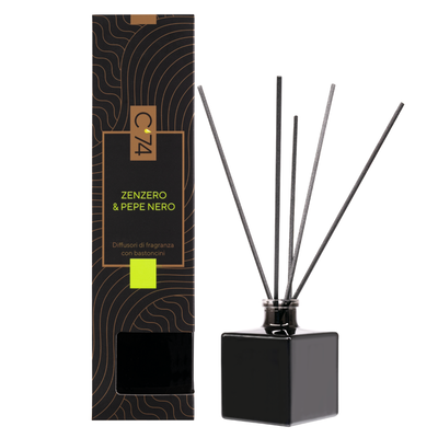C'74 Diffusori di Fragranza con Bastoncini Zenzero & Pepe Nero 100 ml