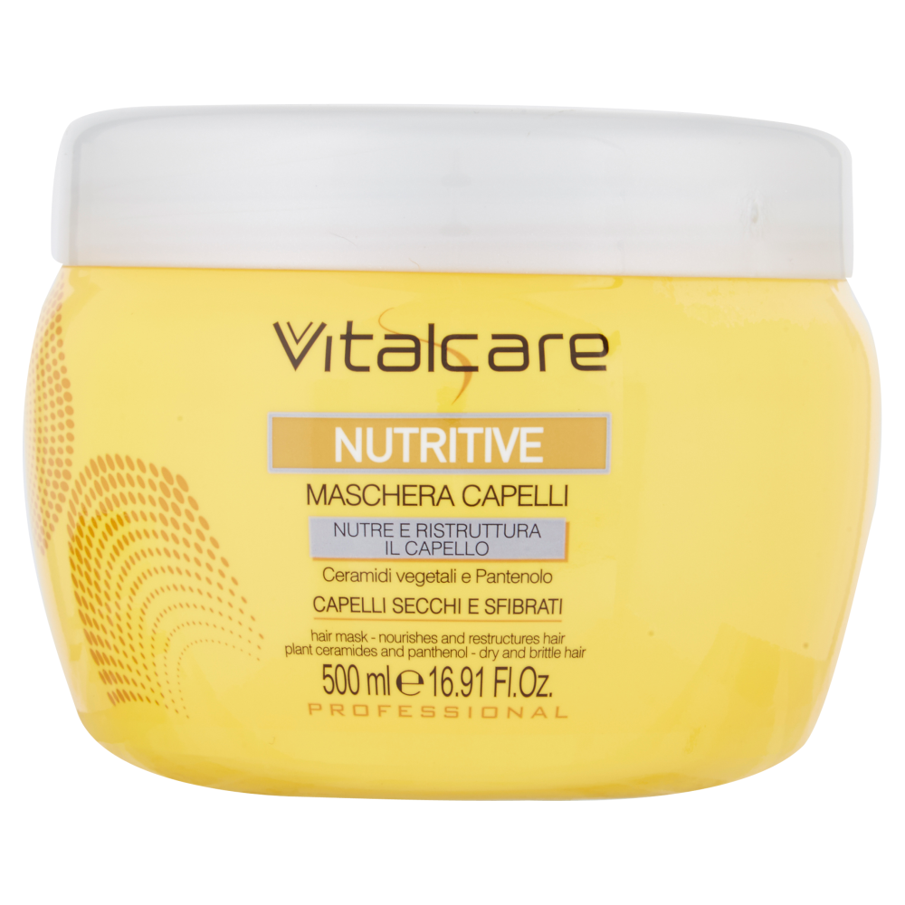 Vitalcare Professional Maschera Capelli Secchi 500 ml - -