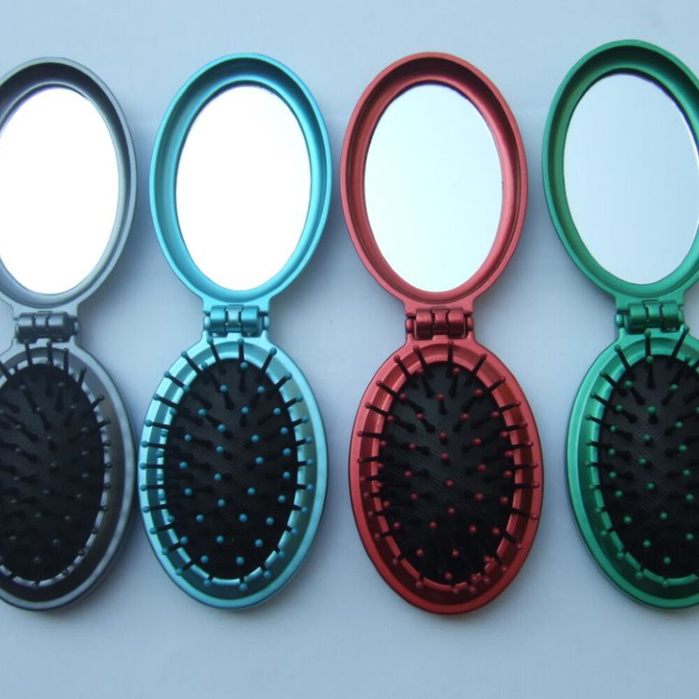 Royal Beauty Spazzola Viaggio Pieghevole con Specchio, , large