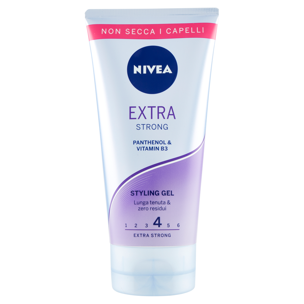 6pz Nivea Styling Gel capelli 4 extra strong a lunga tenuta nuova formula 150ml - Immagine 8
