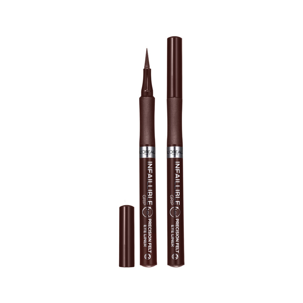 L'Oréal Paris Superliner Precision Felt Eyeliner Brown - -