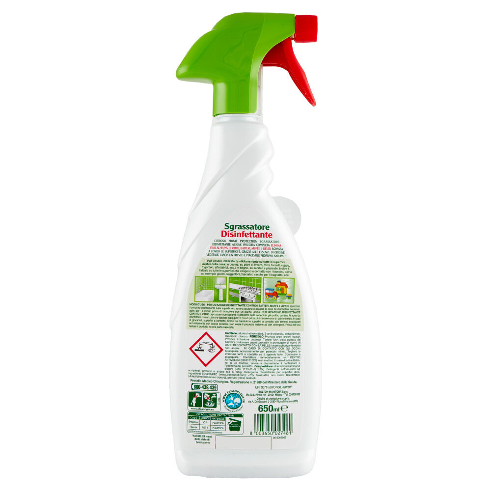 Citrosil Sgrassatore Disinfettante 650ml, , large