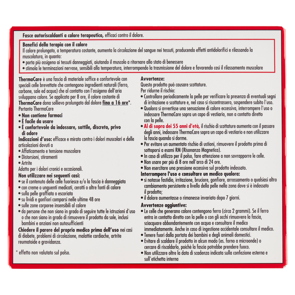 ThermaCare Fasce Autoriscaldanti per i Dolori di Collo/Spalla/Polso 6 Pezzi, , large