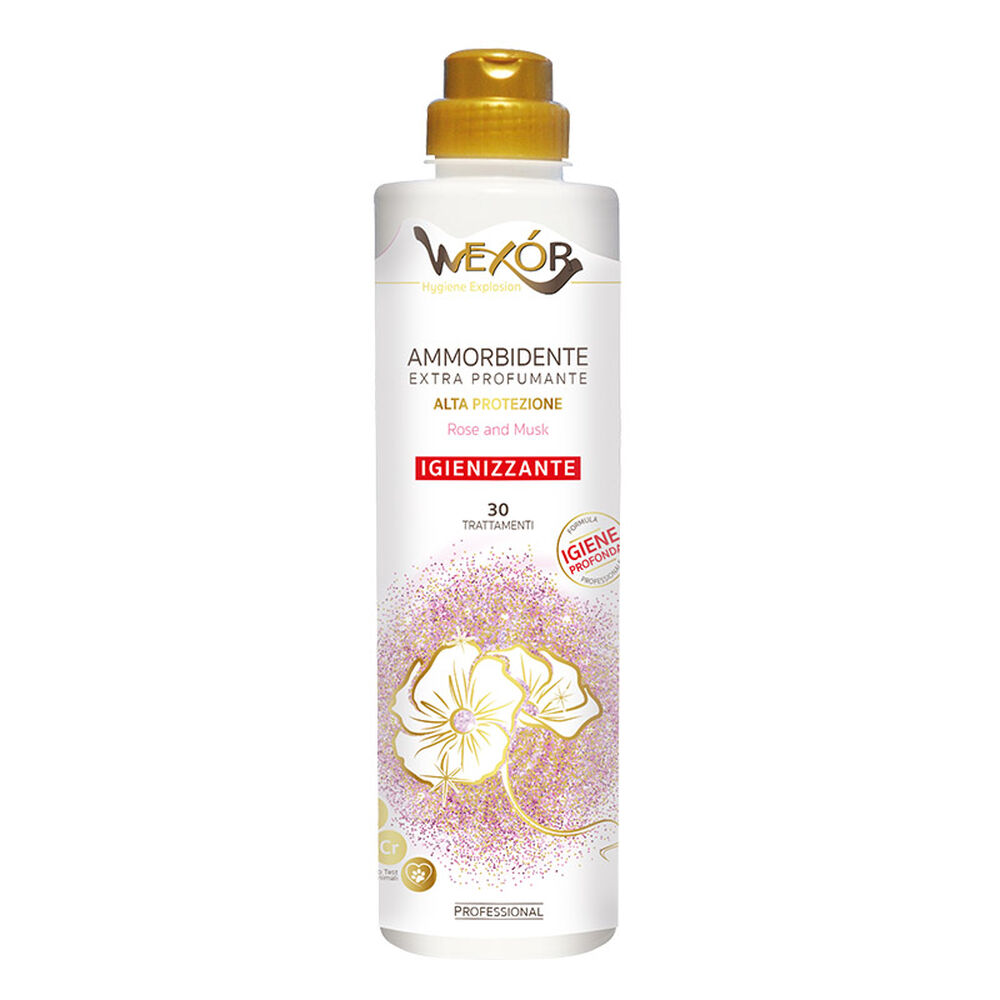 Wexor Ammorbidente Igienizzante Rose and Musk 750 ml, , large