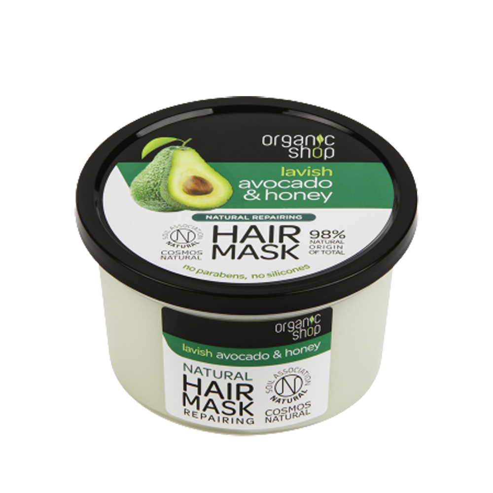 Organic Shop Maschera Ristrutturante Avocado e Miele 280 ml, , large