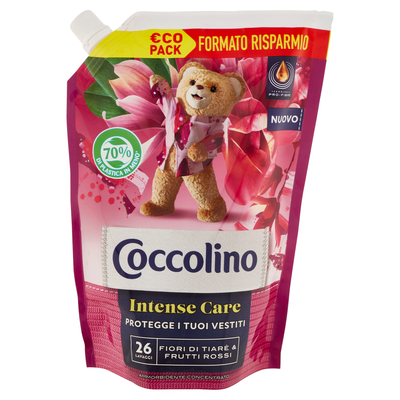 Coccolino Ammorbidente Concentrato Intense Care Eco Pack Assortito 26 Lavaggi 