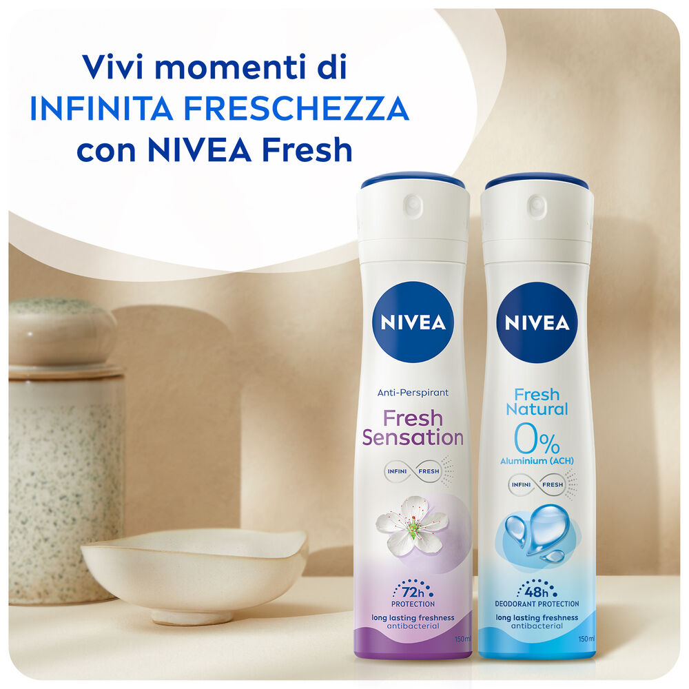 Nivea Fresh Natural Deodorante Spray 150 ml, , large