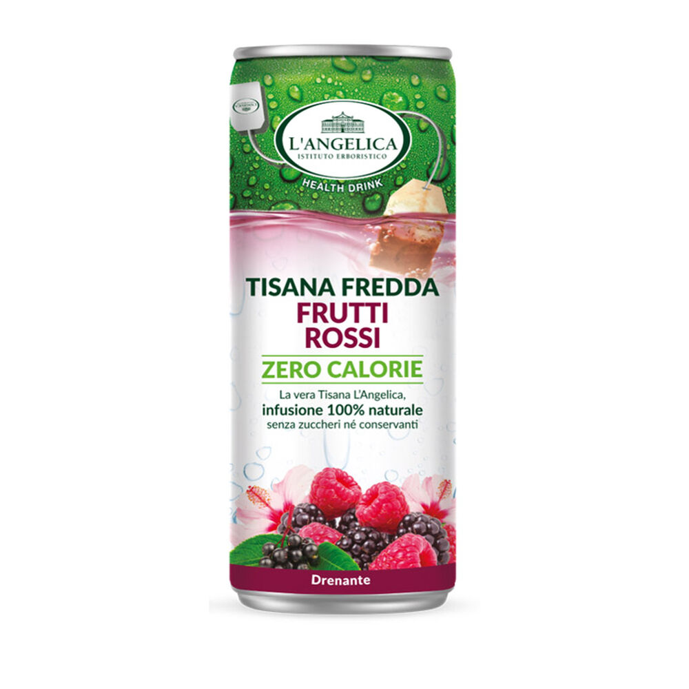 L'Angelica Health Drink Tisana Fredda Drenante Frutti Rossi 240 ml