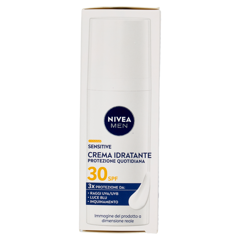 Nivea Men Sensitive Crema Idratante Protezione Quotidiana SPF 30 50 ml, , large