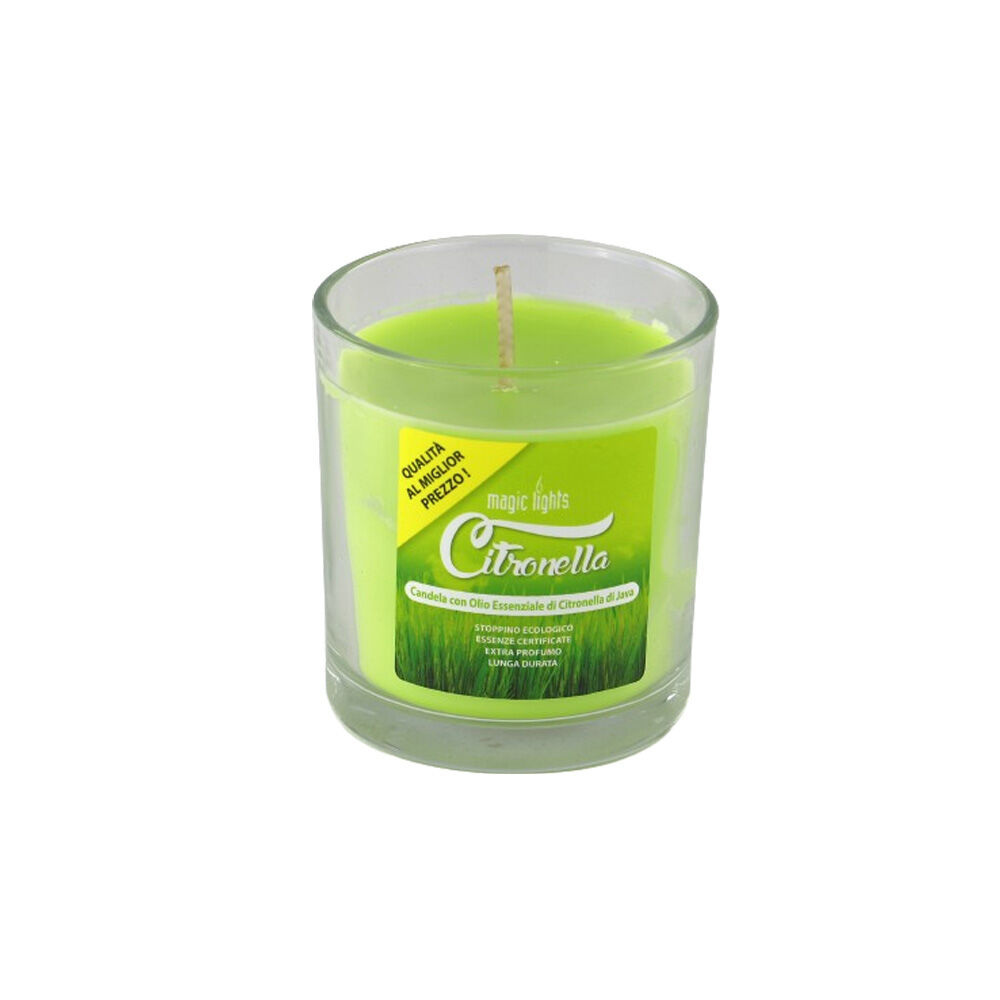 Magic Lights Candela alla Citronella in Bicchiere 150 g, , large