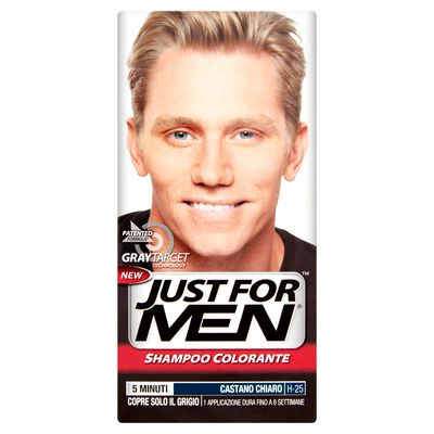 Just For Men Shampoo Colorante Castano Chiaro H-25