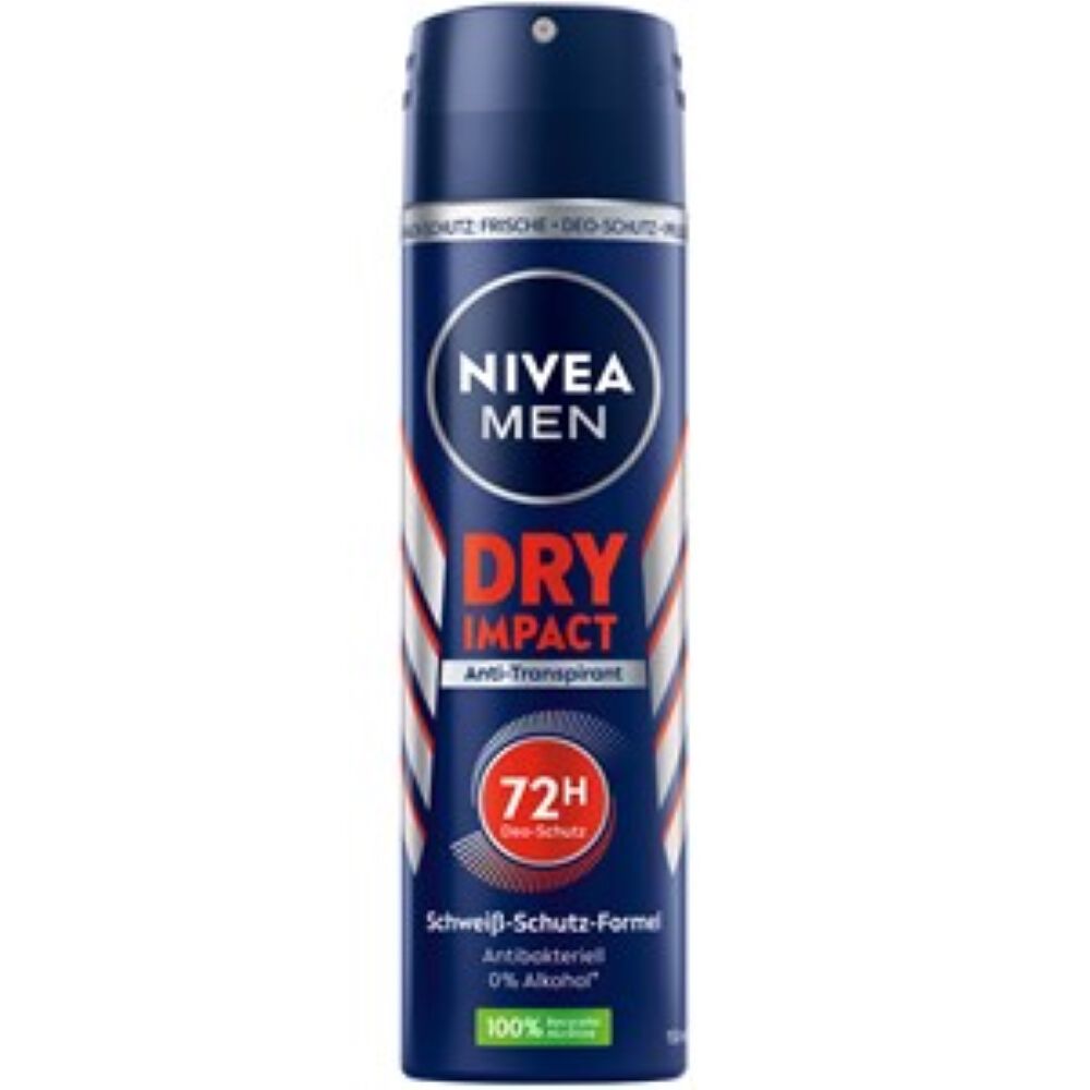 Nivea Men Deo Dry Impact Spray 150ml, , large