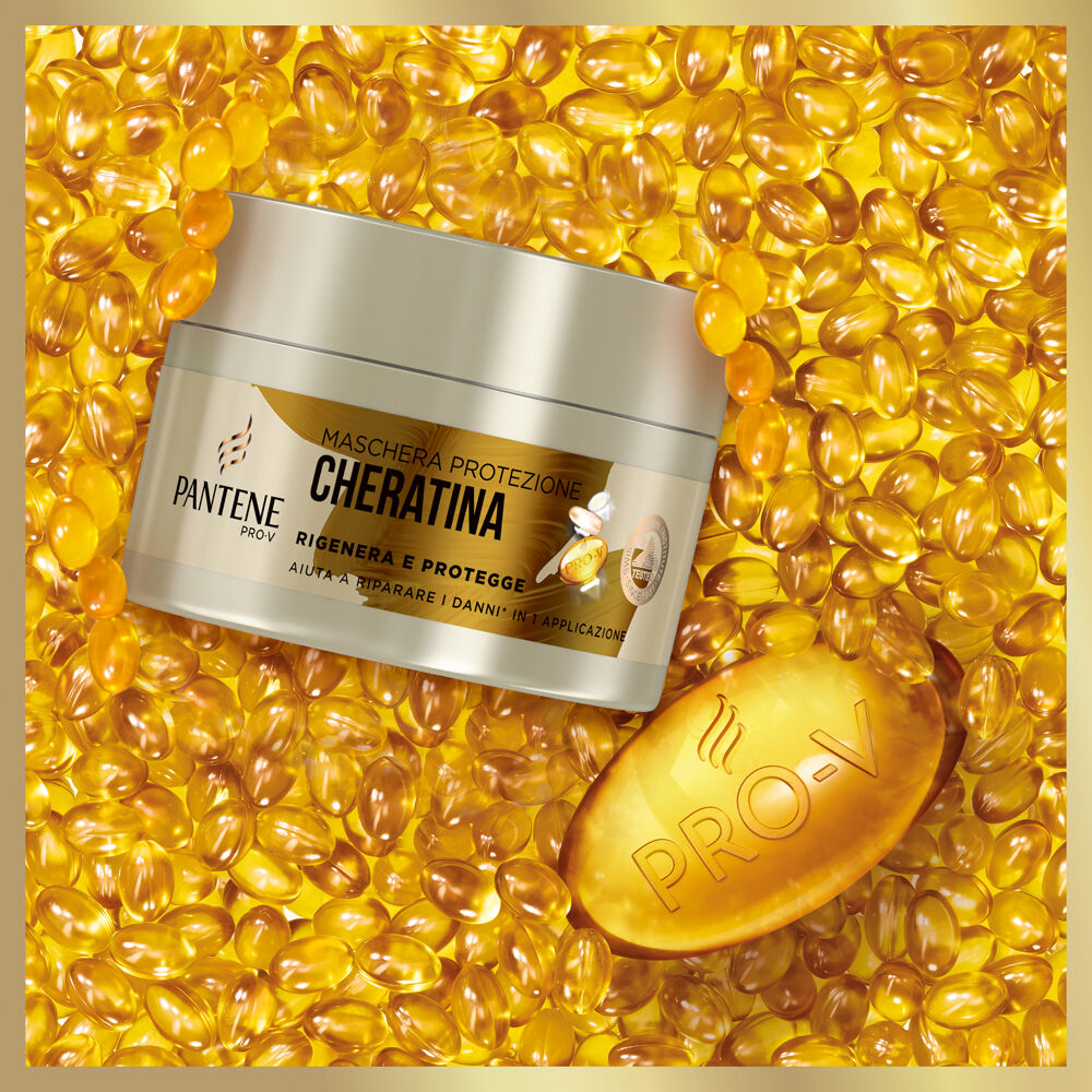 Pantene Pro-V Maschera Rigenera e Protegge, Protezione Cheratina Deboli e Danneggiati 300 ml, , large
