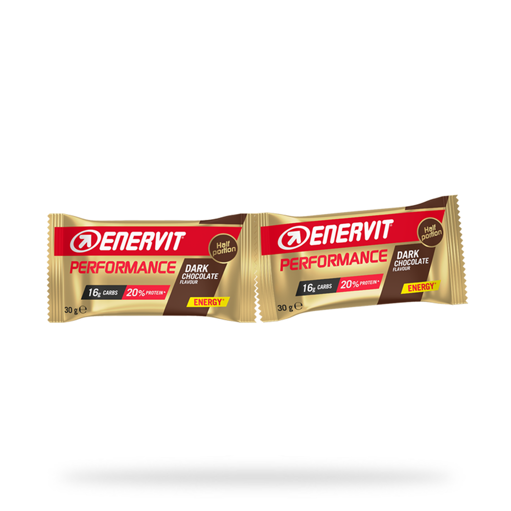Enervit Power Sport Barretta Fondente - 2 Mezze Porzioni, , large