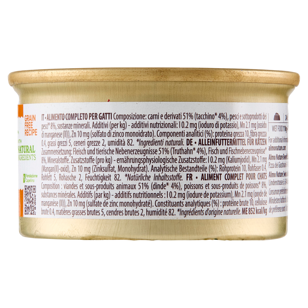 Almo Nature Daily Adult Cat Mousse con Tacchino 85 g, , large