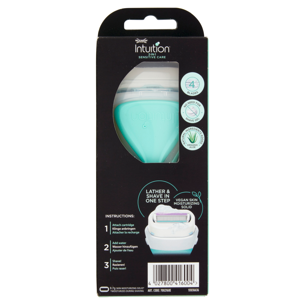Wilkinson Sword Rasoio Intuition 2in1 Sensitive Care, , large