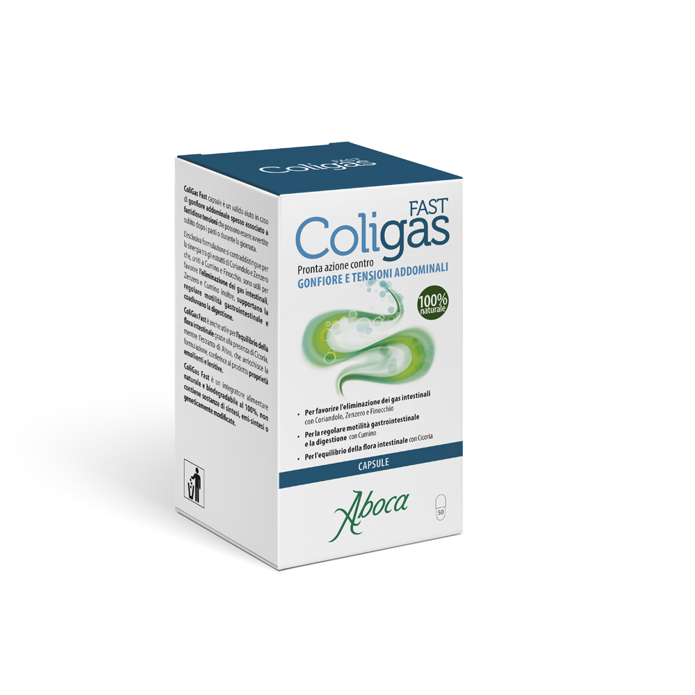 Aboca Coligas Fast 50 Capsule, , large