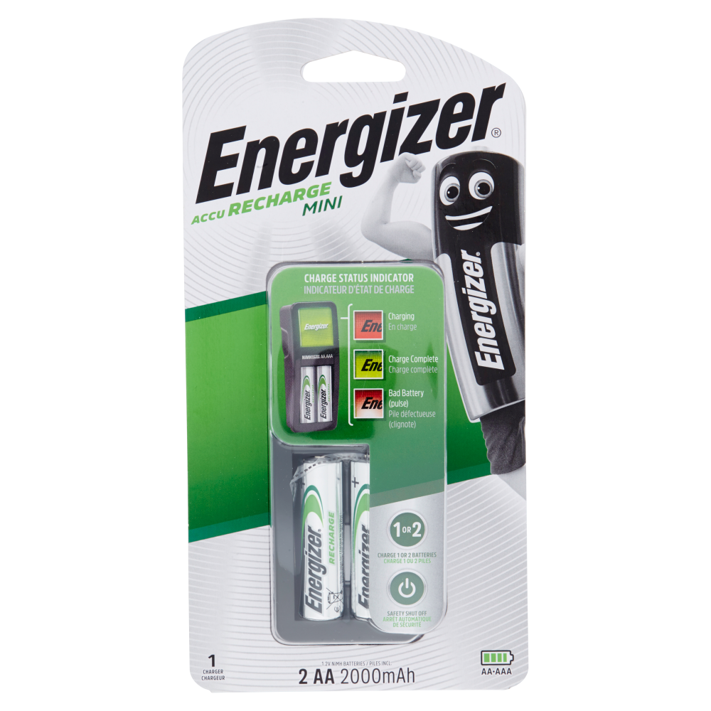 Enegizer Caricabatterie Duo Charger 2AA, , large