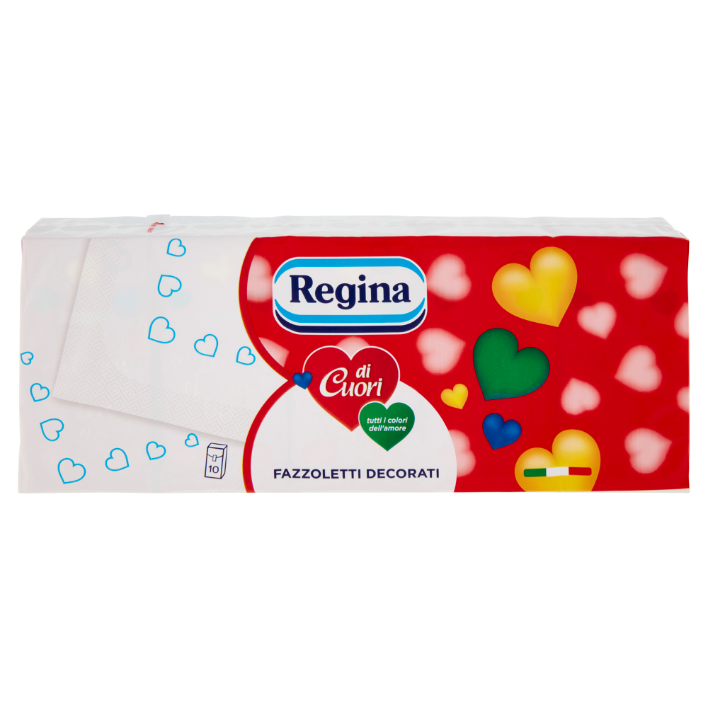 Regina di Cuori Fazzoletti 10 Pacchetti, , large