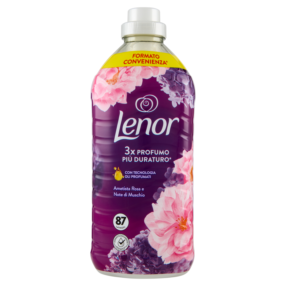 Lenor Ammorbidente Concentrato Ametista Rosa e Note di Muschio 87 Lavaggi - -