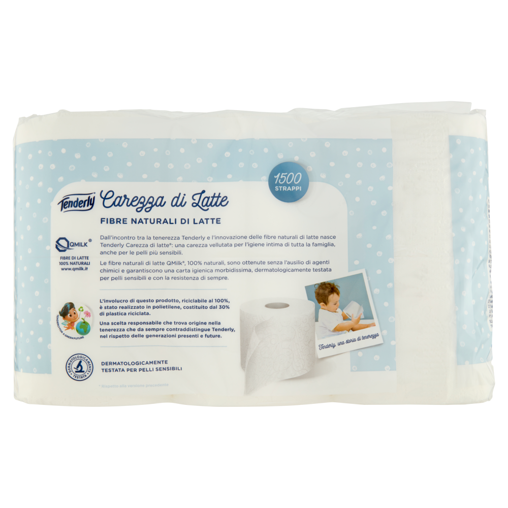 Tenderly Carezza di Latte 6 Rotoli,  Tenderly Carezza di Latte 6 Rotoli, , large