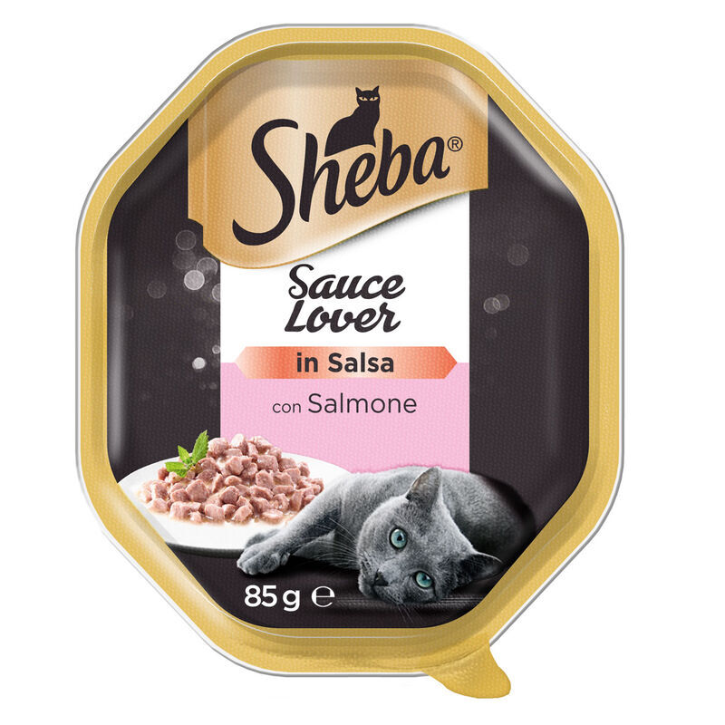 Sheba Cat Sauce Lover al Salmone 85 g - -